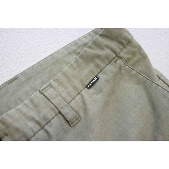 Hurley Nike Golf Shorts Dri Fit Stretch Beige Performance 11" INS Mens Size 38 - Picture 4 of 8